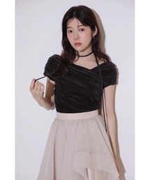 Rirandture | ベロアオフショルトップス(シャツ/ブラウス)