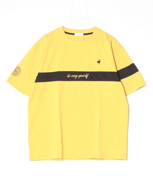 le coq sportif（ルコックスポルティフ）の「サンスクリーン半袖Tシャツ（Tシャツ/カットソー・メンズ・ブルー/ネイビー/イエロー・XL/L/M）」の3枚目の写真