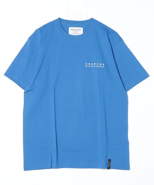 MOUNTAIN RESEARCH(マウンテンリサーチ)の「【MOUNTAIN RESEARCH】マウンテンリサーチ A92(Tシャツ/カットソー・メンズ・ブルー/ブラック・XX-LARGE/LARGE/MEDIUM/X-LARGE)」の2枚目の写真