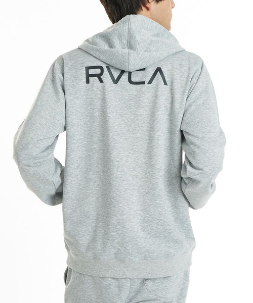 RVCA(ルーカ)の「RVCA/ルーカ ジップアップパーカー BG042024(パーカー・メンズ・ブラック/ヘザーグレー・L/S/M)」の6枚目の写真