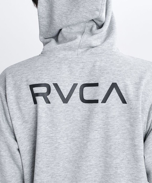 RVCA(ルーカ)の「RVCA/ルーカ ジップアップパーカー BG042024(パーカー・メンズ・ブラック/ヘザーグレー・L/S/M)」の9枚目の写真