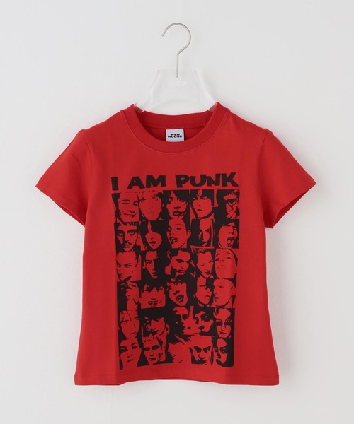 WEBHOUSE(ウェブハウス)の「WEBHOUSE × Geek Office 別注 I Am Punk Angel Tee(Tシャツ/カットソー・レディース・レッド・FREE)」の5枚目の写真