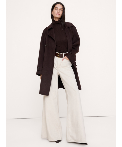 Banana Republic(バナナリパブリック)の「リュクス ウールブレンド タートルネックTシャツ(ニット/セーター・レディース・ブラック/ブラウン/チャコールグレー/ブラウン系その他/オフホワイト/グリーン系その他・XS/L/M/S)」の8枚目の写真