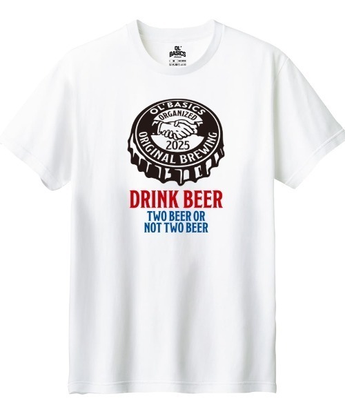 Ol' Basics(オールベーシックス)の「Ol' Basics(オール・ベーシックス) 半袖Tシャツ ロゴ ボトルトップ イラスト プリント 5.6オンス トップス カットソー レディース ユニセックス(Tシャツ/カットソー・レディース・イエロー/ホワイト/ヘザーグレー/ブラック・L/M)」の2枚目の写真