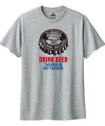 Ol' Basics(オール・ベーシックス) 半袖Tシャツ ロゴ ボトルトップ イラスト プリント 5.6オンス トップス カットソー レディース ユニセックス