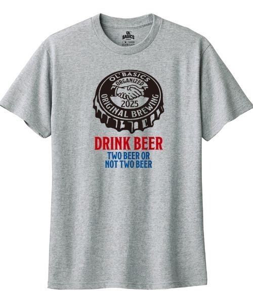Ol' Basics(オールベーシックス)の「Ol' Basics(オール・ベーシックス) 半袖Tシャツ ロゴ ボトルトップ イラスト プリント 5.6オンス トップス カットソー レディース ユニセックス(Tシャツ/カットソー・レディース・イエロー/ホワイト/ヘザーグレー/ブラック・L/M)」の4枚目の写真
