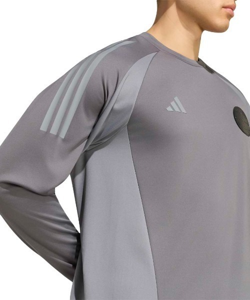 adidas(アディダス)の「adidas アディダス T.S.U.F.C. ルーズフィット 長袖Tシャツ(Tシャツ/カットソー・メンズ・ブラック/オフホワイト/グレー・LL/3L/L/M/S)」の7枚目の写真