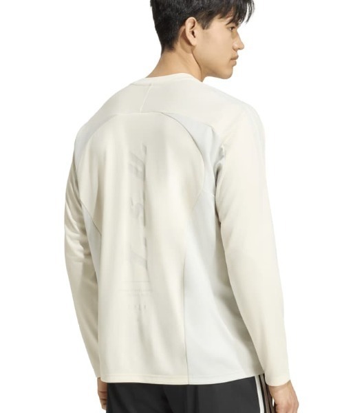adidas(アディダス)の「adidas アディダス T.S.U.F.C. ルーズフィット 長袖Tシャツ(Tシャツ/カットソー・メンズ・ブラック/オフホワイト/グレー・LL/3L/L/M/S)」の13枚目の写真
