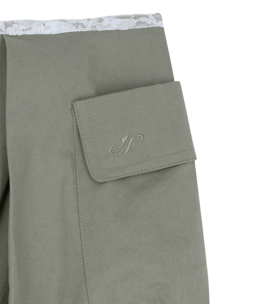 FOR THE WEATHER(フォーザウェザー)の「ポケットバルーンミニスカート(カーキ)(スカート・レディース・その他・SMALL/MEDIUM)」の4枚目の写真