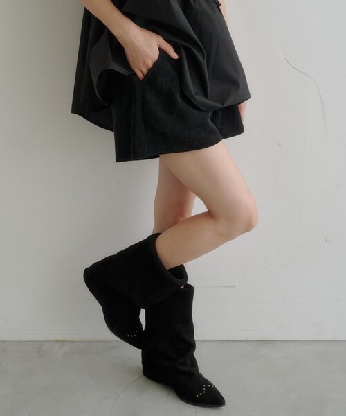 Kastane(カスタネ)の「【S.Mサイズ展開】コーデュロイショートパンツ(その他パンツ・レディース・ブラック/ブラウン・SMALL/MEDIUM)」の13枚目の写真