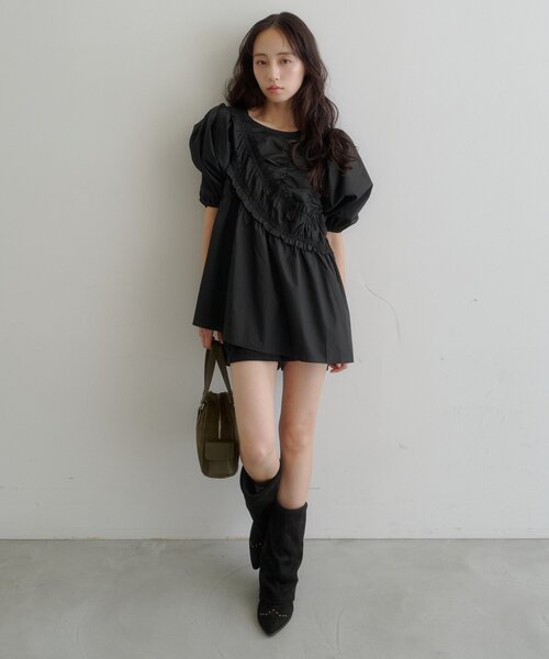 Kastane(カスタネ)の「【S.Mサイズ展開】コーデュロイショートパンツ(その他パンツ・レディース・ブラック/ブラウン・SMALL/MEDIUM)」の14枚目の写真