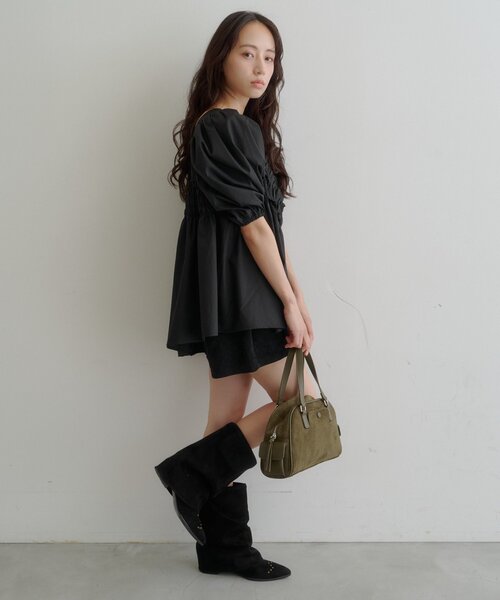 Kastane(カスタネ)の「【S.Mサイズ展開】コーデュロイショートパンツ(その他パンツ・レディース・ブラック/ブラウン・SMALL/MEDIUM)」の16枚目の写真