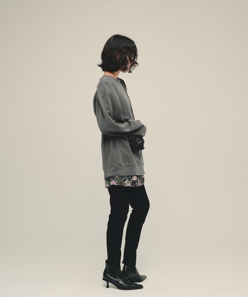 eL(エル)の「【eL】Shoulder Volume Sweat/1063726(スウェット・レディース・ブラック系その他/ピンク系その他・FREE)」の9枚目の写真