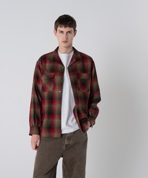 PENDLETON（ペンドルトン）の「尾州産ウールナイロン オープンカラーシャツ（シャツ/ブラウス）」