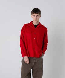 PENDLETON（ペンドルトン）の「尾州産ウールナイロン オープンカラーシャツ（シャツ/ブラウス）」