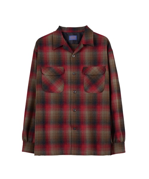 PENDLETON(ペンドルトン)の「尾州産ウールナイロン オープンカラーシャツ(シャツ/ブラウス・メンズ・ベージュ/グレー/レッド/グレー系その他/ブラウン/ホワイト×ブルー/レッド系その他・LARGE/MEDIUM/SMALL)」の18枚目の写真