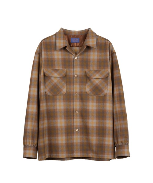 PENDLETON(ペンドルトン)の「尾州産ウールナイロン オープンカラーシャツ(シャツ/ブラウス・メンズ・ベージュ/グレー/レッド/グレー系その他/ブラウン/ホワイト×ブルー/レッド系その他・LARGE/MEDIUM/SMALL)」の20枚目の写真