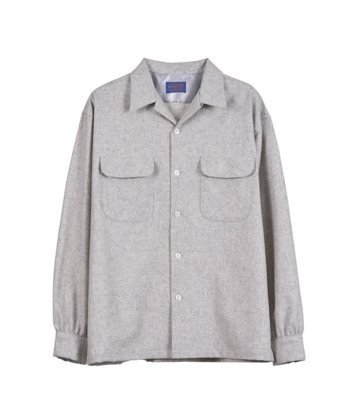 PENDLETON(ペンドルトン)の「尾州産ウールナイロン オープンカラーシャツ(シャツ/ブラウス・メンズ・ベージュ/グレー/レッド/グレー系その他/ブラウン/ホワイト×ブルー/レッド系その他・LARGE/MEDIUM/SMALL)」の22枚目の写真