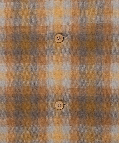 PENDLETON(ペンドルトン)の「尾州産ウールナイロン オープンカラーシャツ(シャツ/ブラウス・メンズ・ベージュ/グレー/レッド/グレー系その他/ブラウン/ホワイト×ブルー/レッド系その他・LARGE/MEDIUM/SMALL)」の11枚目の写真
