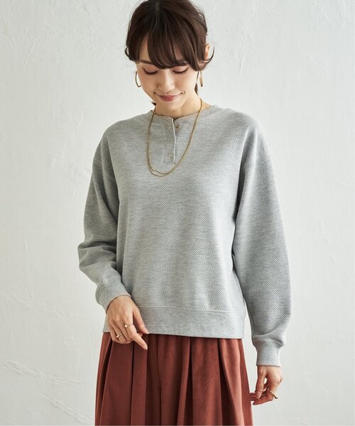 ikka(イッカ)の「パイナップルガゼットプルオーバー(Tシャツ/カットソー・レディース・オフホワイト/ネイビー/グレー・M/L)」の21枚目の写真