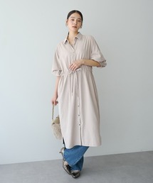 【UVカット】2way袖バルーンワンピース