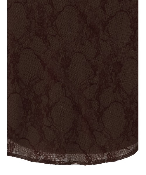 Ameri(アメリ)の「SHEER FLOCKY ROUND HEM TOPS(Tシャツ/カットソー・レディース・ブラック/ブラウン・MEDIUM/SMALL)」の10枚目の写真