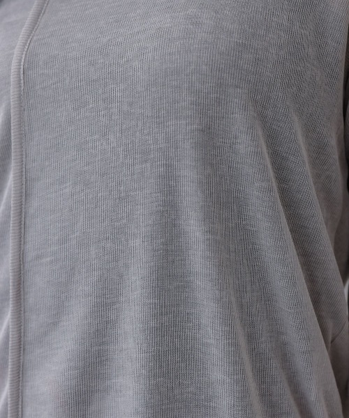 Bou Jeloud(ブージュルード)の「スラブシアーデザインプルオーバー(Tシャツ/カットソー・レディース・ブラウン/ライトグレー/ブラック/ブルー・MEDIUM)」の5枚目の写真