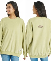 BILLABONG ウィメンズ SUEDE LIKE BONDING FLEECE CREW トレーナー 【2026年秋冬モデル】/ビラボンスウェードライクスウェット