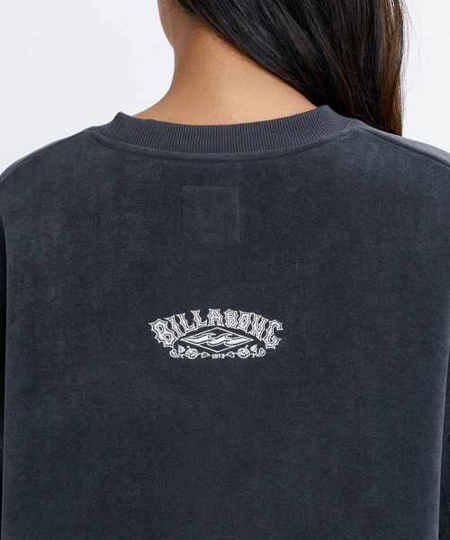 BILLABONG（ビラボン）の「BILLABONG ウィメンズ SUEDE LIKE BONDING FLEECE CREW トレーナー 【2026年秋冬モデル】/ビラボンスウェードライクスウェット（スウェット・レディース・ホワイト/ブルー系その他/オフホワイト・MEDIUM）」の15枚目の写真