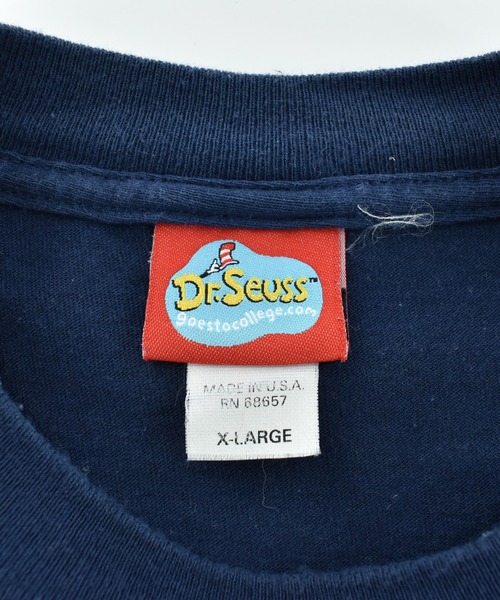 VINTAGE(ヴィンテージ)の「【USED】Y2K Dr. Seuss “The Grinch x Auburn” キャラクター Tシャツ USA製(Tシャツ/カットソー・メンズ・ネイビー・X-LARGE)」の3枚目の写真