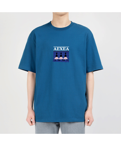 AEXEA(アクシー)の「バレエレッスン 半袖Tシャツ F04BRD_ABX11013(Tシャツ/カットソー・メンズ・ブラック/グレー系その他/ホワイト/ブルー・L/S/XL/M)」の4枚目の写真