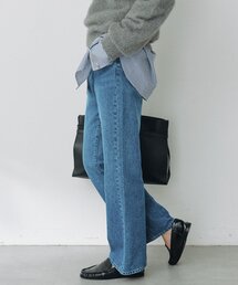 【A・MONN】フレアデニムパンツ