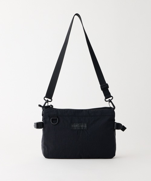 WILD THINGS(ワイルドシングス)の「【WILD THINGS】TWIN SACOCHE(ショルダーバッグ・レディース・ブラック/ベージュ/カーキ・ONE SIZE)」の1枚目の写真