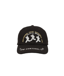 CHOROK STUDIO（チョロクスタジオ）の「Three People Low Cortisol Ball Cap (Purple Brown)（キャップ）」