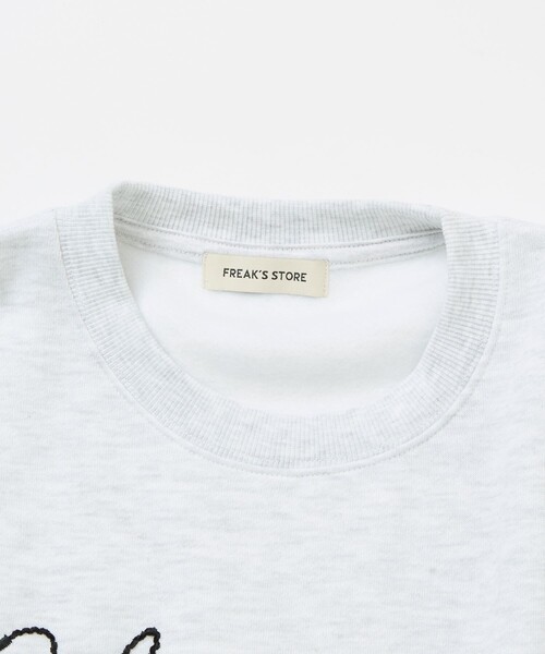 FREAK'S STORE(フリークスストア)の「限定展開 モール糸 刺繍 DOG プルオーバー スウェット(スウェット・メンズ・アッシュグレー/チャコールグレー/ベージュ/ネイビー・MEDIUM/SMALL/LARGE)」の6枚目の写真