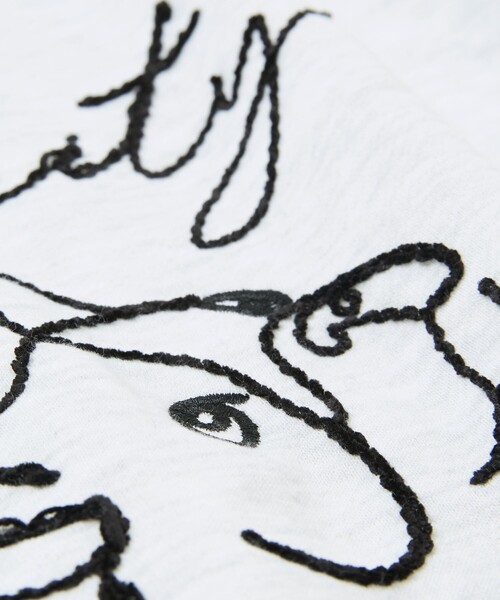 FREAK'S STORE(フリークスストア)の「限定展開 モール糸 刺繍 DOG プルオーバー スウェット(スウェット・メンズ・アッシュグレー/チャコールグレー/ベージュ/ネイビー・MEDIUM/SMALL/LARGE)」の16枚目の写真