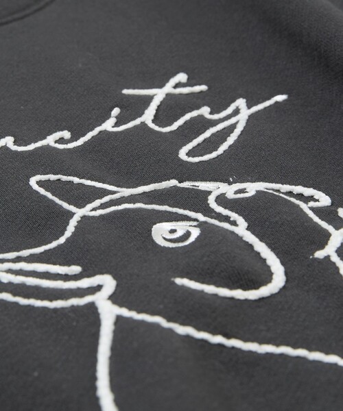 FREAK'S STORE(フリークスストア)の「限定展開 モール糸 刺繍 DOG プルオーバー スウェット(スウェット・メンズ・アッシュグレー/チャコールグレー/ベージュ/ネイビー・MEDIUM/SMALL/LARGE)」の12枚目の写真