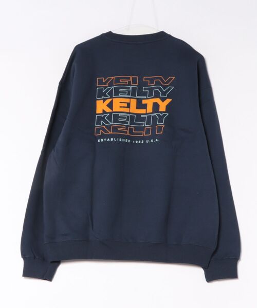 KELTY(ケルティ)の「【KELTY】バックタイポロゴクルーネックスウェット KE26213054(スウェット・メンズ・ネイビー/ブラック/ヘザーグレー/ホワイト・XL/M/S/L)」の6枚目の写真
