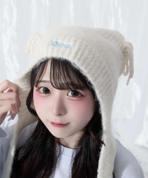 WEGO（ウィゴー）の「Whinny/【2026秋新作♪】くまくま冬眠帽（ニットキャップ/ビーニー）」
