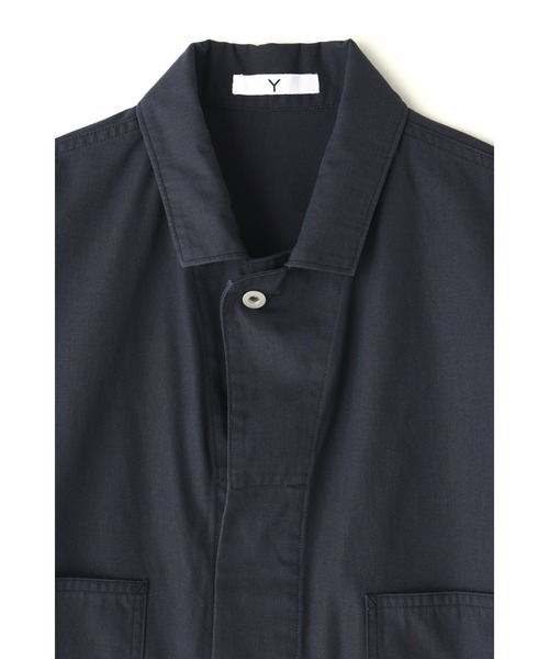 Y（ワイ）の「Ｙ / ORGANIC COTTON / RECYCLE POLYESTER TWILL BZ（ブルゾン・メンズ・ホワイト/ネイビー・LARGE/SMALL/MEDIUM）」の4枚目の写真