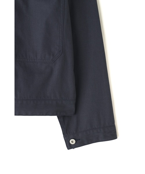 Y（ワイ）の「Ｙ / ORGANIC COTTON / RECYCLE POLYESTER TWILL BZ（ブルゾン・メンズ・ホワイト/ネイビー・LARGE/SMALL/MEDIUM）」の7枚目の写真