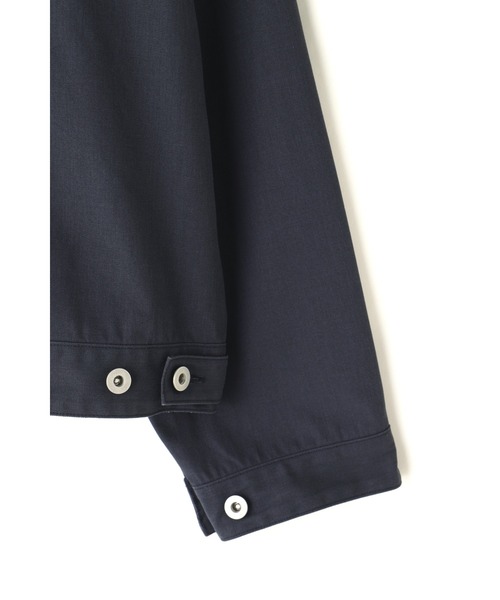Y（ワイ）の「Ｙ / ORGANIC COTTON / RECYCLE POLYESTER TWILL BZ（ブルゾン・メンズ・ホワイト/ネイビー・LARGE/SMALL/MEDIUM）」の8枚目の写真