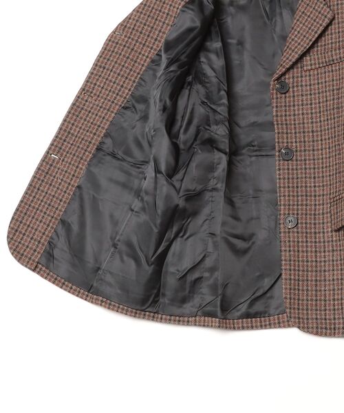 YUGA(ユーガ)の「YUGA_YGMC Korean-style Checked tailored jacket(テーラードジャケット・レディース・ブラウン・FREE)」の3枚目の写真
