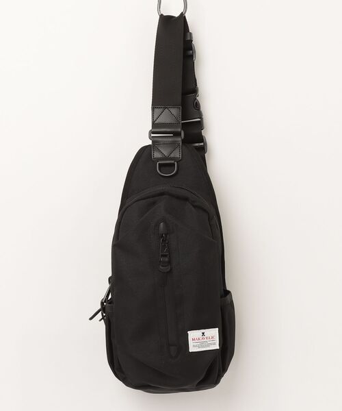 MAKAVELIC(マキャベリック)の「【IN】【MAKAVELIC】【COCOON 4 BODY BAG / ボディバッグ】(ボディバッグ/ウエストポーチ・メンズ・ブラック・FREE)」の1枚目の写真