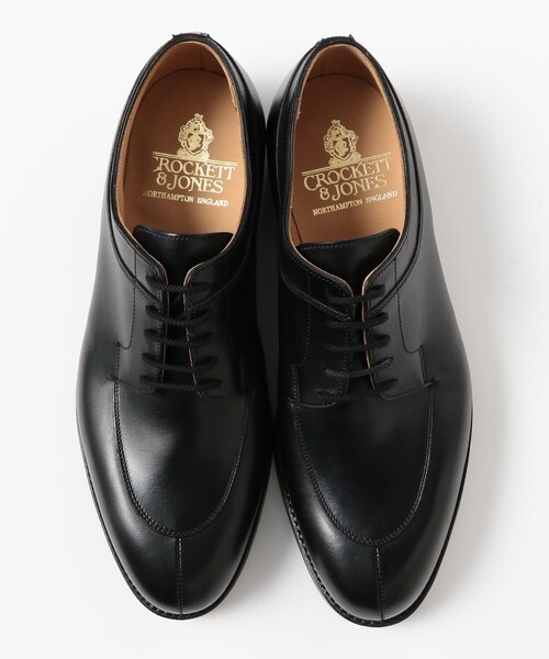 BEAMS F(ビームスエフ)の「CROCKETT&JONES / SHELTON 5 ワックスカーフ エプロンフロント ダービー(ドレスシューズ・メンズ・ブラック/ダークブラウン・7.5inch/7inch/6.5inch/8inch/6inch)」の10枚目の写真