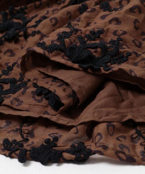 crinkle crinkle crinkle（クリンクルクリンクルクリンクル）の「crinkle crinkle crinkle　LEOPARD CAMI（キャミソール・レディース・ブラウン・FREE）」の6枚目の写真