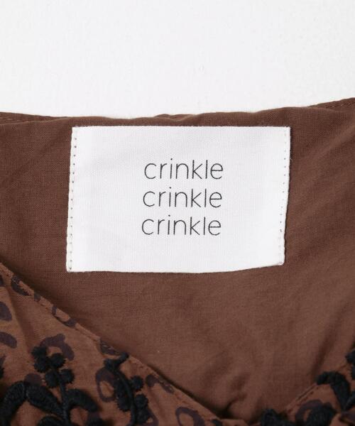 crinkle crinkle crinkle（クリンクルクリンクルクリンクル）の「crinkle crinkle crinkle　LEOPARD CAMI（キャミソール・レディース・ブラウン・FREE）」の7枚目の写真