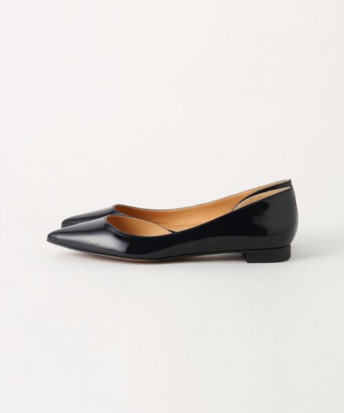 UNITED ARROWS(ユナイテッドアローズ)の「○UBCE エナメル ポインテッドパンプス§◆(パンプス・レディース・ホワイト/ブラック/ネイビー・35h/38/36/37h/36h/35/37)」の12枚目の写真