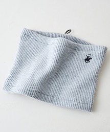 BEVERLY（ビバリー）の「【BEVERLY HILLS POLO CLUB/ビバリーヒルズポロクラブ】【アジャスターでサイズ調整可能】ワンポイントロゴ刺繍ネックウォーマー シンプル 裏ボア 防寒（ネックウォーマー/スヌード）」