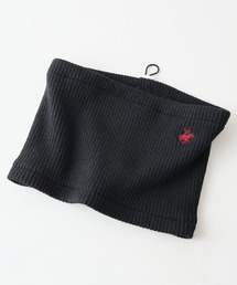 BEVERLY（ビバリー）の「【BEVERLY HILLS POLO CLUB/ビバリーヒルズポロクラブ】【アジャスターでサイズ調整可能】ワンポイントロゴ刺繍ネックウォーマー シンプル 裏ボア 防寒（ネックウォーマー/スヌード）」